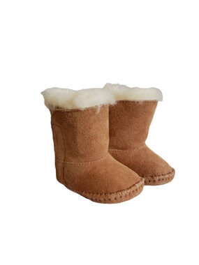 UGG Baby 1005198 Caden Bootie Boots Shoes Sz 0 / 1 Tan Brown Infant